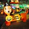 GOOSH 5 FT Halloween Inflatable Outdoor Dog with a Pumpkin & Pirate Hat